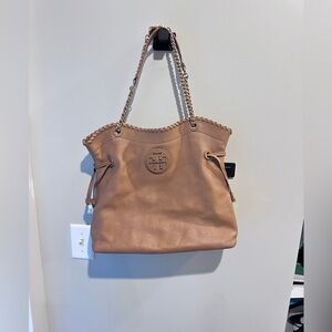 Tory Burch Brown Leather Tote